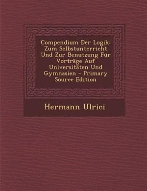 Front cover_Compendium Der Logik