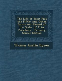 Couverture_The Life of Saint Pius the Fifth