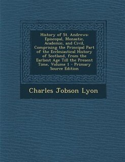 Couverture_History of St. Andrews