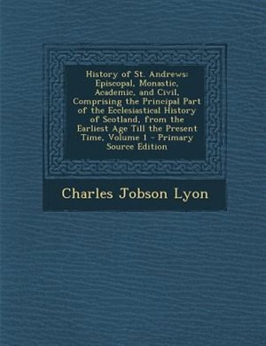 Couverture_History of St. Andrews