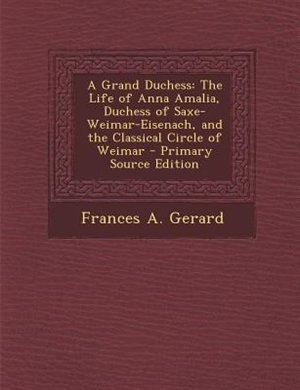 Front cover_A Grand Duchess