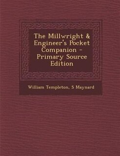 Front cover_The Millwright & Engineer's Pocket Companion
