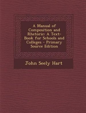 Front cover_A Manual of Composition and Rhetoric