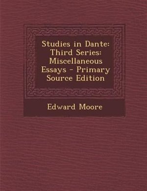 Couverture_Studies in Dante