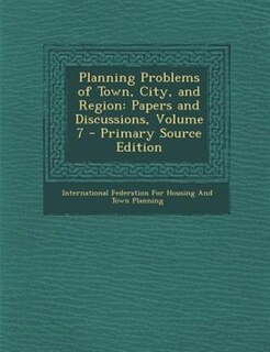 Front cover_Planning Problems of Town, City, and Region