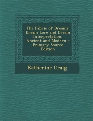 Front cover_The Fabric of Dreams