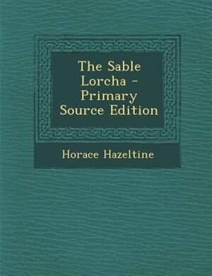 Front cover_The Sable Lorcha - Primary Source Edition