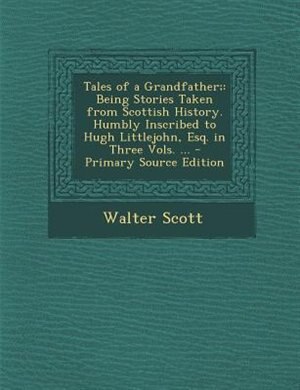 Couverture_Tales of a Grandfather;