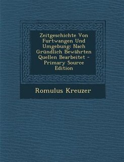 Couverture_Zeitgeschichte Von Furtwangen Und Umgebung