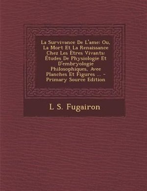 Couverture_La Survivance De L'ame