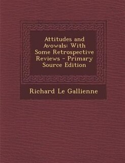 Couverture_Attitudes and Avowals