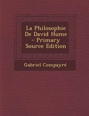 Front cover_La Philosophie De David Hume - Primary Source Edition