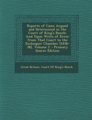 Front cover_Reports of Cases Argued and Determined in the Court of King's Bench