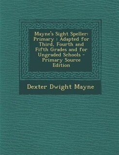 Front cover_Mayne's Sight Speller