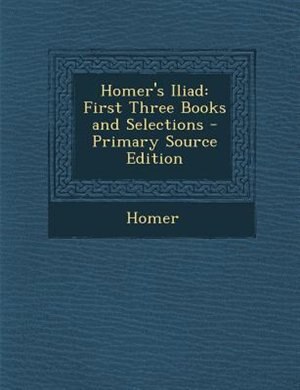 Front cover_Homer's Iliad