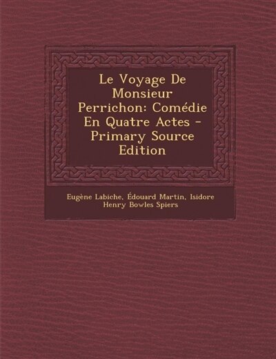 Front cover_Le Voyage De Monsieur Perrichon