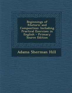 Front cover_Beginnings of Rhetoric and Composition