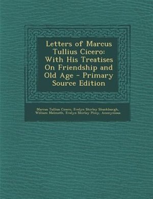 Front cover_Letters of Marcus Tullius Cicero