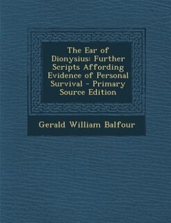 Front cover_The Ear of Dionysius