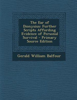 Front cover_The Ear of Dionysius