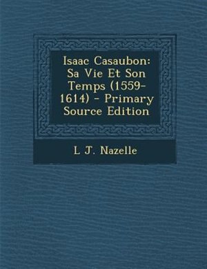 Front cover_Isaac Casaubon