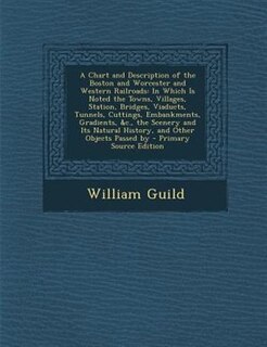 Front cover_A Chart and Description of the Boston and Worcester and Western Railroads