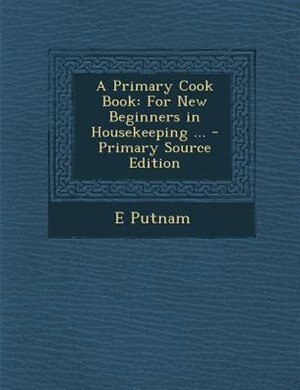 Couverture_A Primary Cook Book