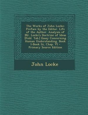 Front cover_The Works of John Locke