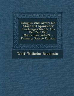 Couverture_Eulogius Und Alvar