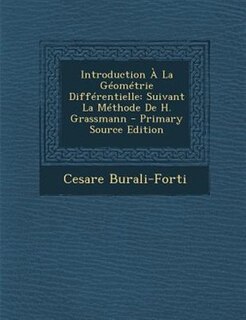 Couverture_Introduction &Agrave; La G&eacute;om&eacute;trie Diff&eacute;rentielle