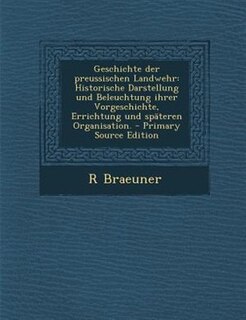 Couverture_Geschichte der preussischen Landwehr