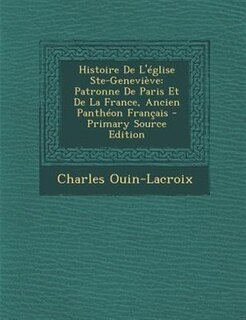 Couverture_Histoire De L'Tglise Ste-GeneviFve