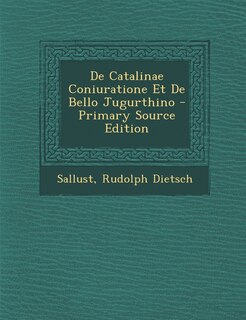 Front cover_De Catalinae Coniuratione Et De Bello Jugurthino