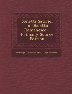 Front cover_Sonetti Satirici in Dialetto Romanesco