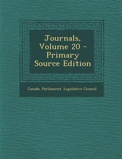 Front cover_Journals, Volume 20 - Primary Source Edition