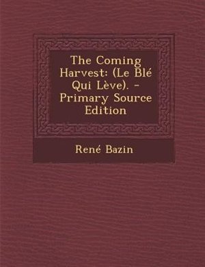 Front cover_The Coming Harvest
