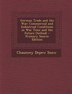 Front cover_German Trade and the War