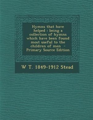 Front cover_Hymns that have helped