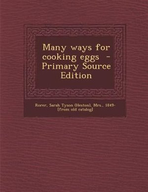 Front cover_Many ways for cooking eggs