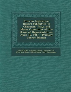 Couverture_Interim Legislation