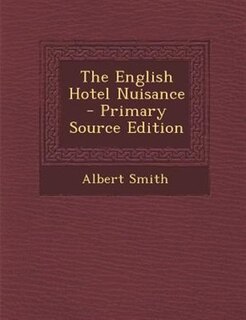 Front cover_The English Hotel Nuisance