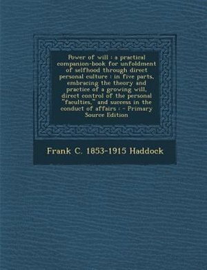 Front cover_Power of will