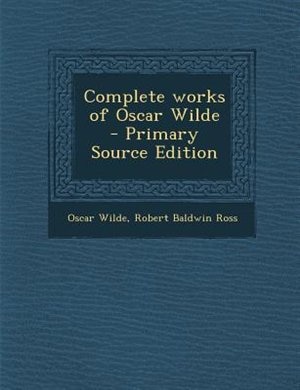 Couverture_Complete works of Oscar Wilde