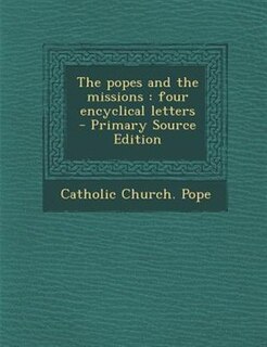 Front cover_The popes and the missions