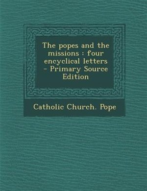 Front cover_The popes and the missions