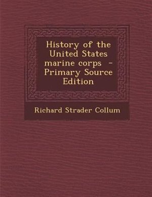 Couverture_History of the United States marine corps