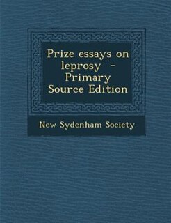Front cover_Prize essays on leprosy