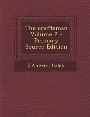 Couverture_The craftsman Volume 2 - Primary Source Edition