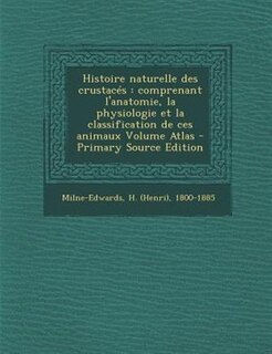 Front cover_Histoire naturelle des crustacTs