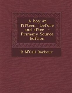 Front cover_A boy at fifteen